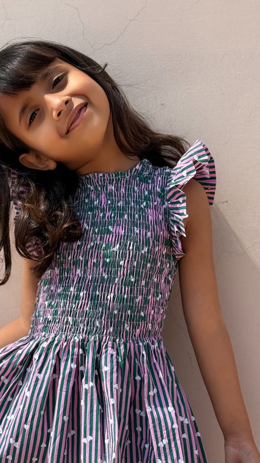 Candystripe Heart Dress