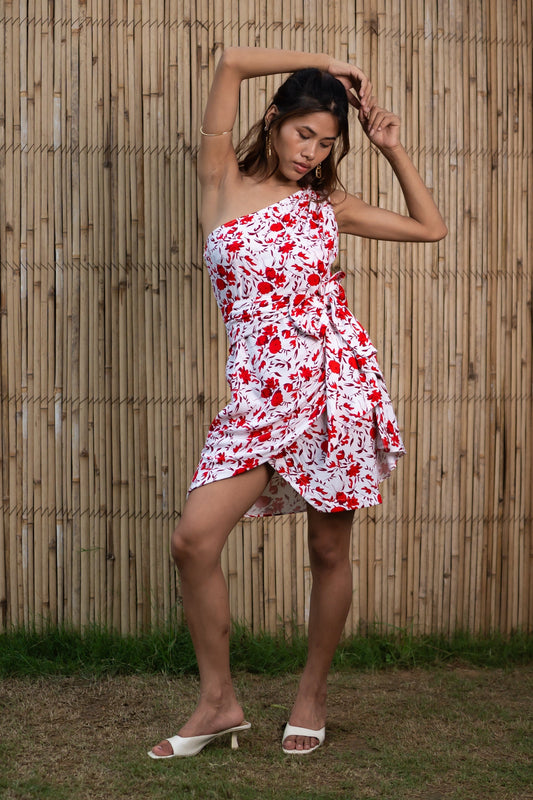 bloom paradise dress front pose