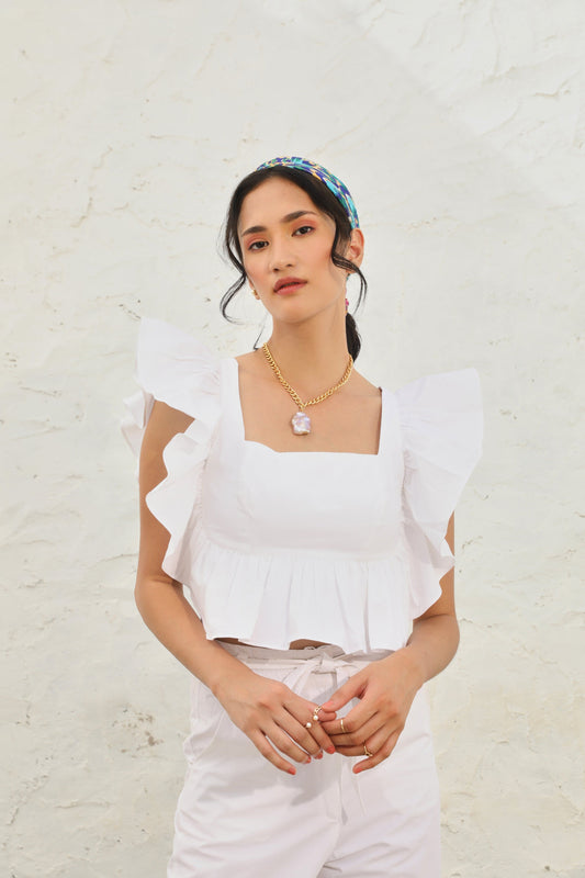 white enchantress top front pose